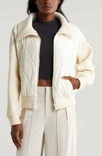 Zella Longline Onion Quilted Bomber Jacket | Nordstromrack Zella Longline Onion Quilted Bomber Jacket | Nordstromrack