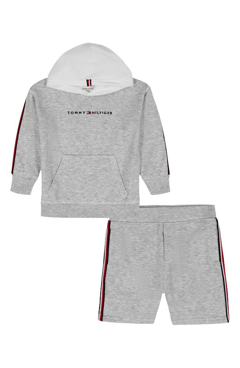 Tommy Hilfiger Hoodie & Knit Shorts, Main, color, 