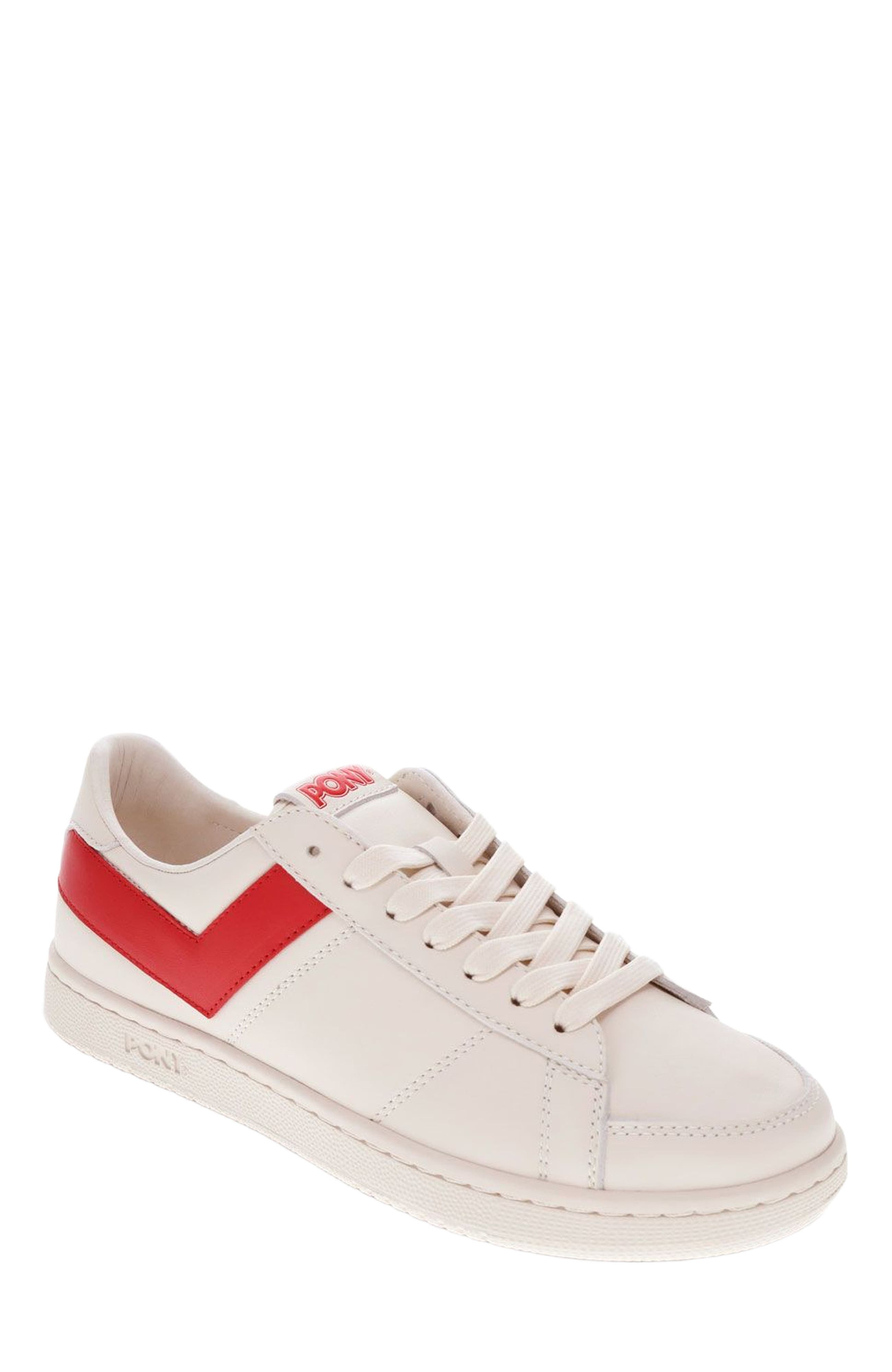 M-80 Low Sneakers, Main, color, Off White/Red