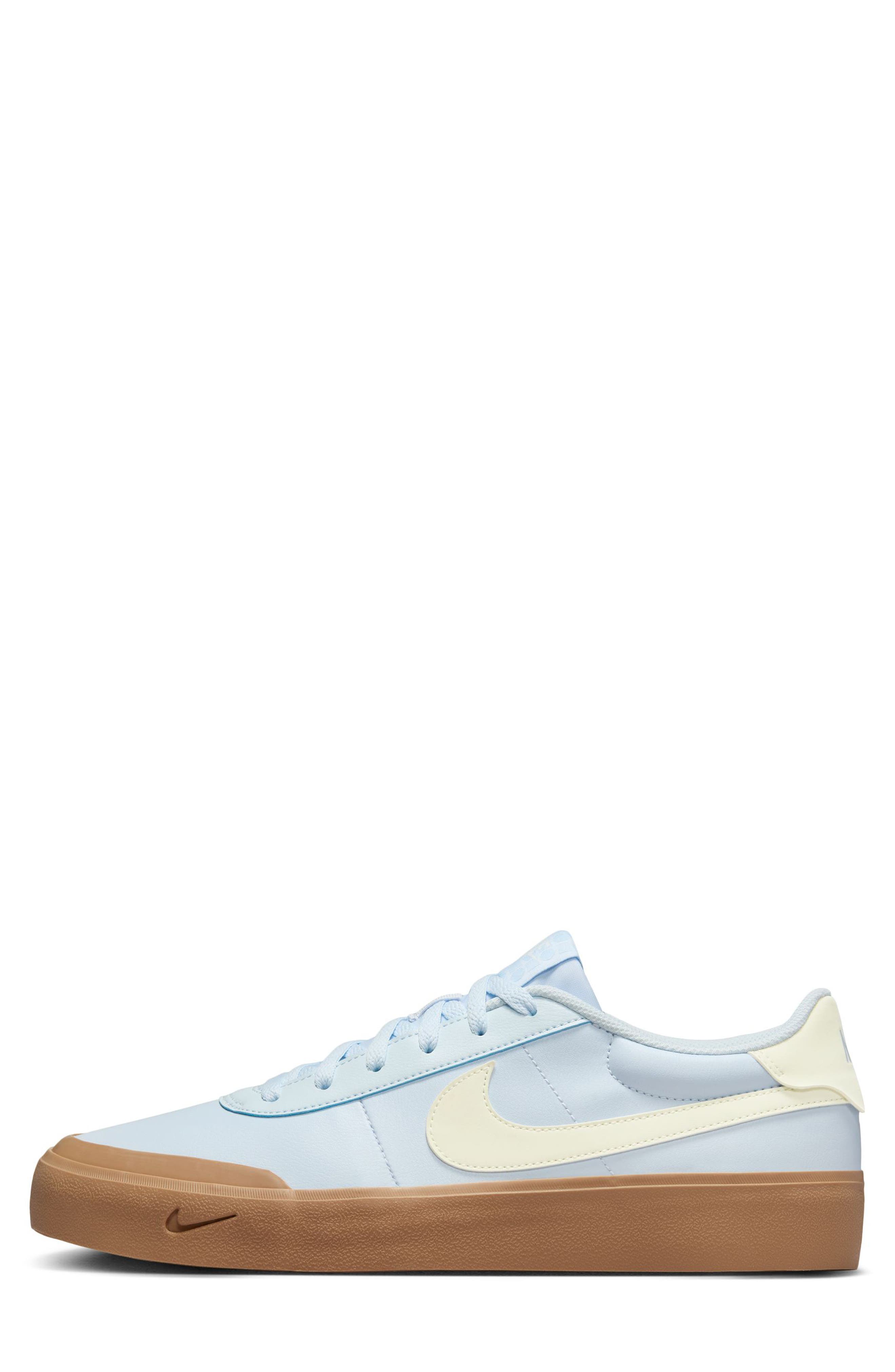 Nike Court Shot Sneaker, Alternate, color, Blue Tint/ Sail/ Light Brown