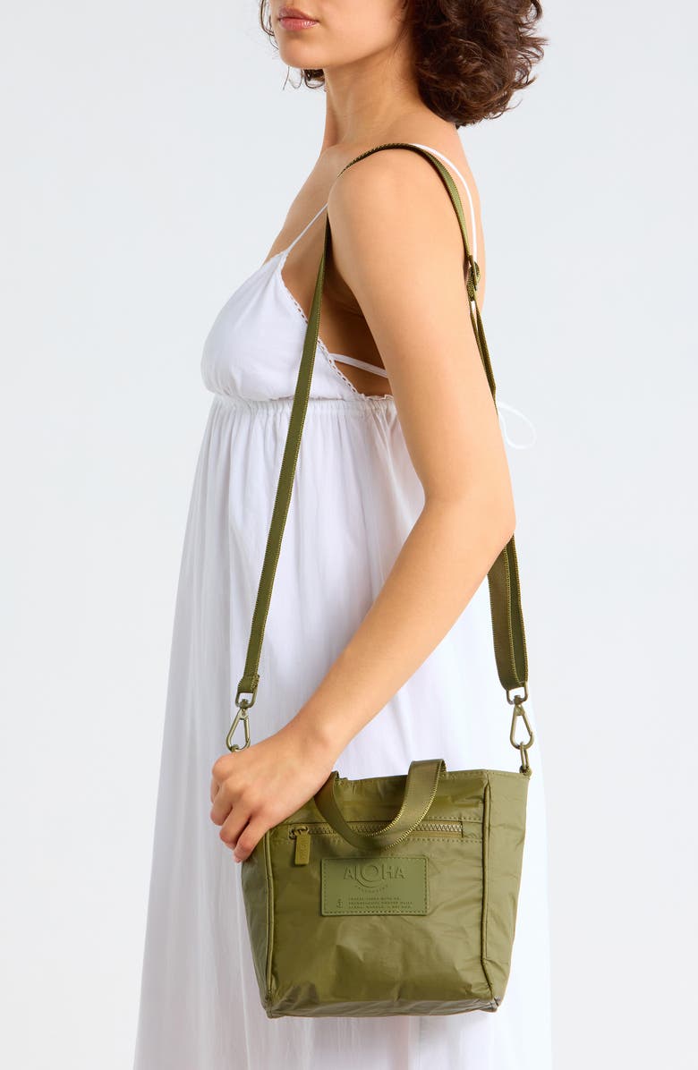 Aloha Collection Monochrome Crossbody, Alternate, color, Olive