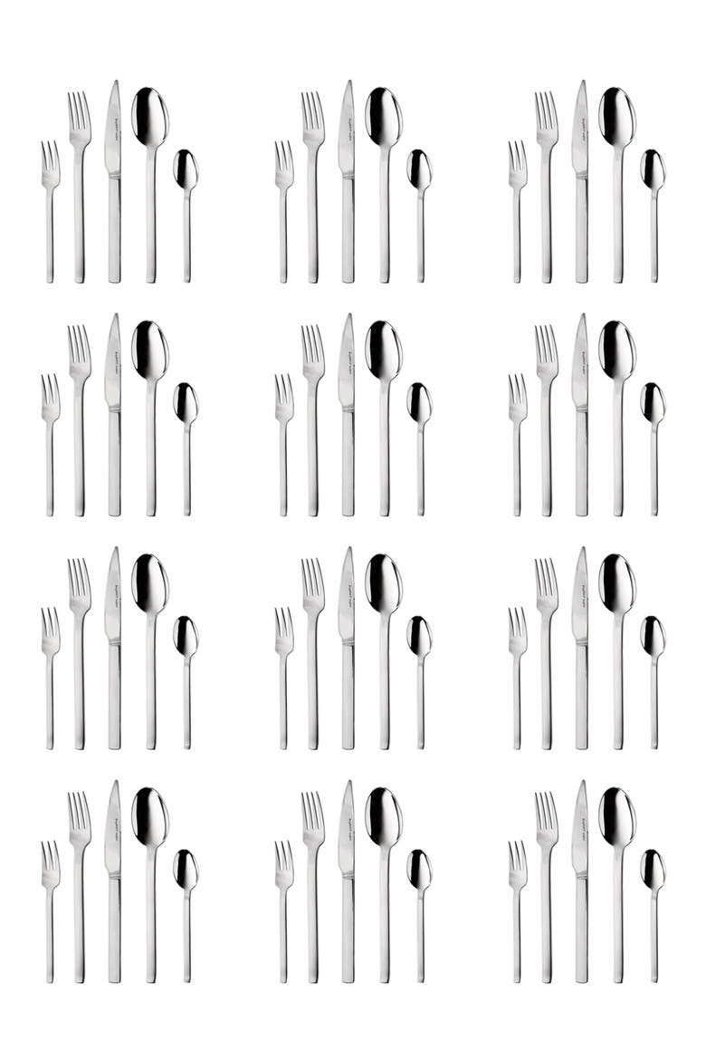 Essentials 60-Piece Flatwear Set, Alternate, color, SILVER