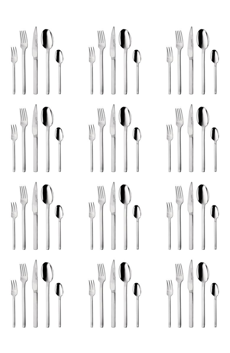BergHOFF Essentials 60-Piece Flatwear Set, Alternate, color, Silver