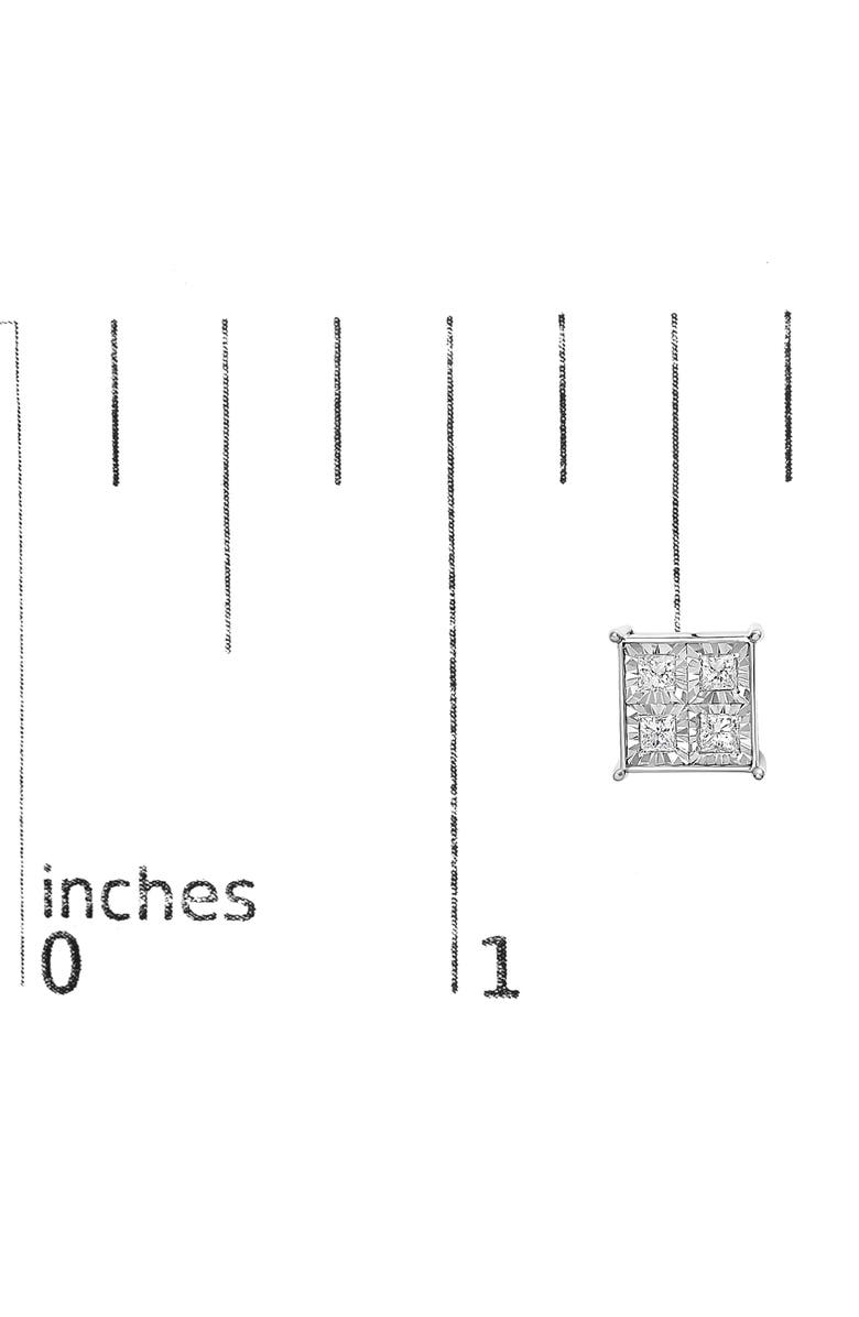 Haus of Brilliance 10K White Gold 3/4 Cttw Diamond Stud Earrings, Alternate, color, White