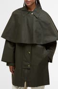 Barbour Fia Water Resistant Caped Twill Jacket