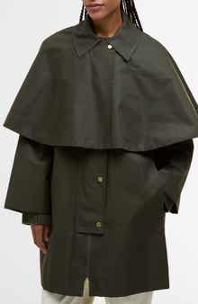 Fia Water Resistant Caped Twill Jacket