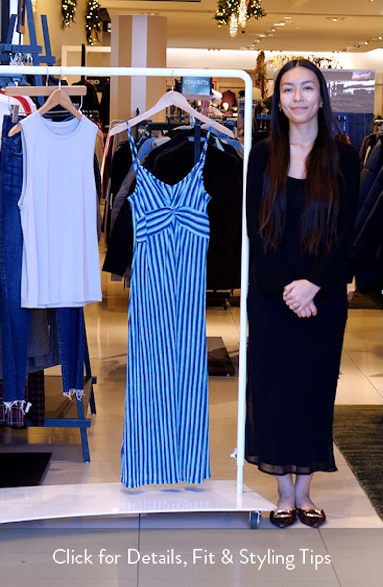 Stripe Maxi Dress, sales video thumbnail