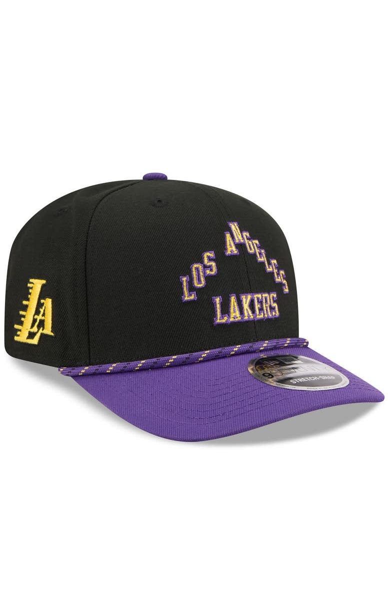 New Era Men's New Era Black/Purple Los Angeles Lakers 2025/26 City Edition 9SEVENTY Adjustable Hat, Main, color, Black