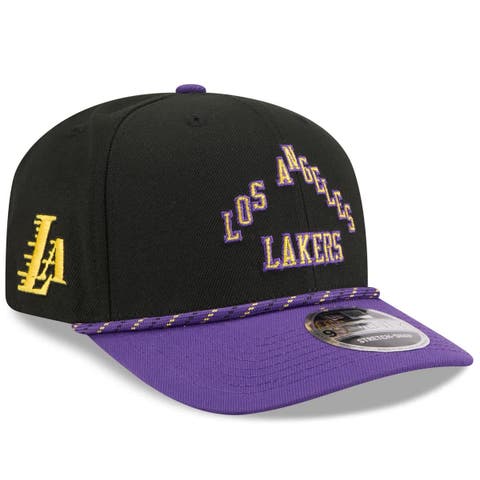 Men's New Era Black/Purple Los Angeles Lakers 2025/26 City Edition 9SEVENTY Adjustable Hat