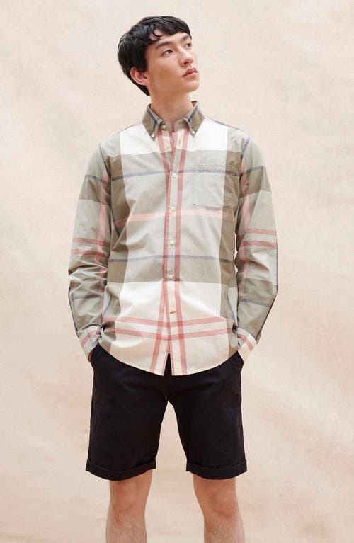 Barbour Harris Tailored Fit Plaid Cotton Button-down Shirt In Multi