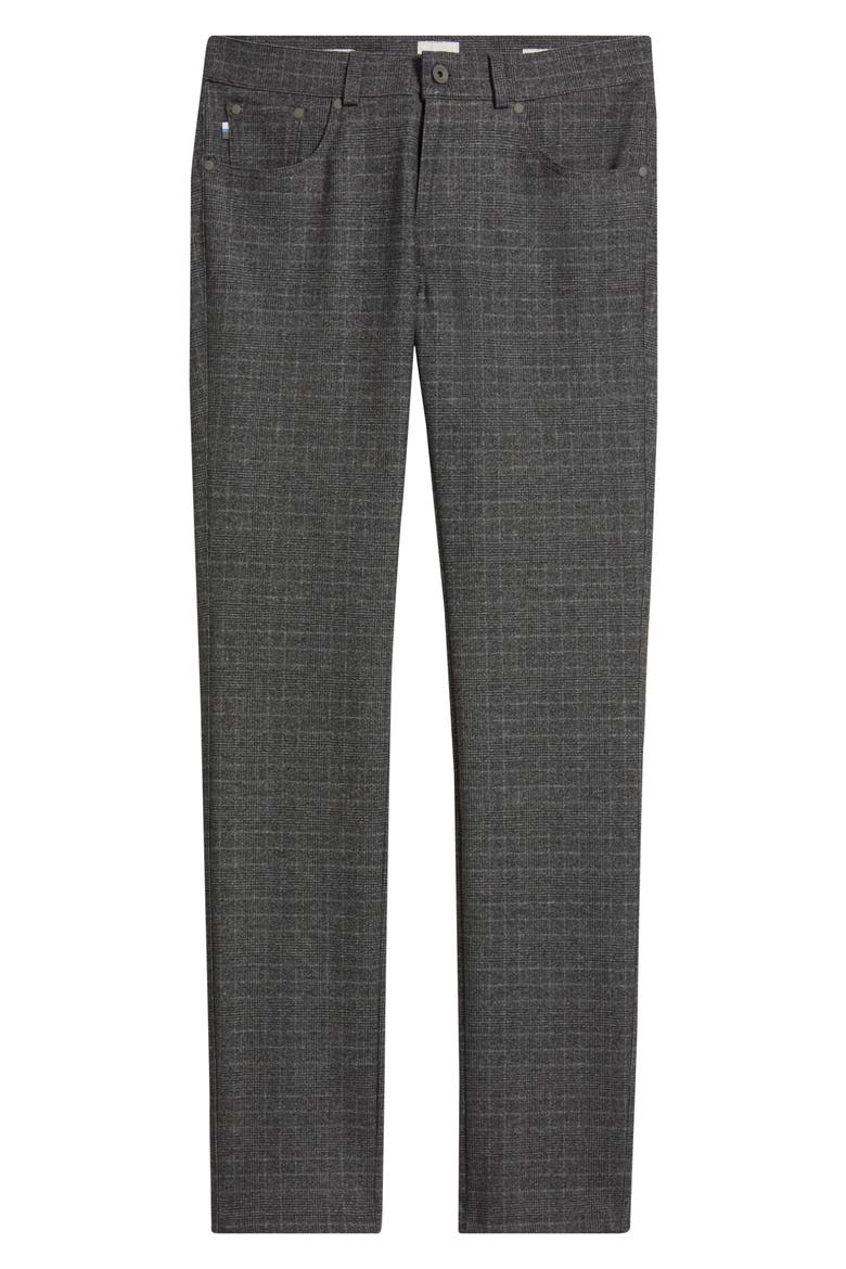Chuck Hi Flex Plaid Modern Fit Five-Pocket Pants, Alternate, color, ELEFANT