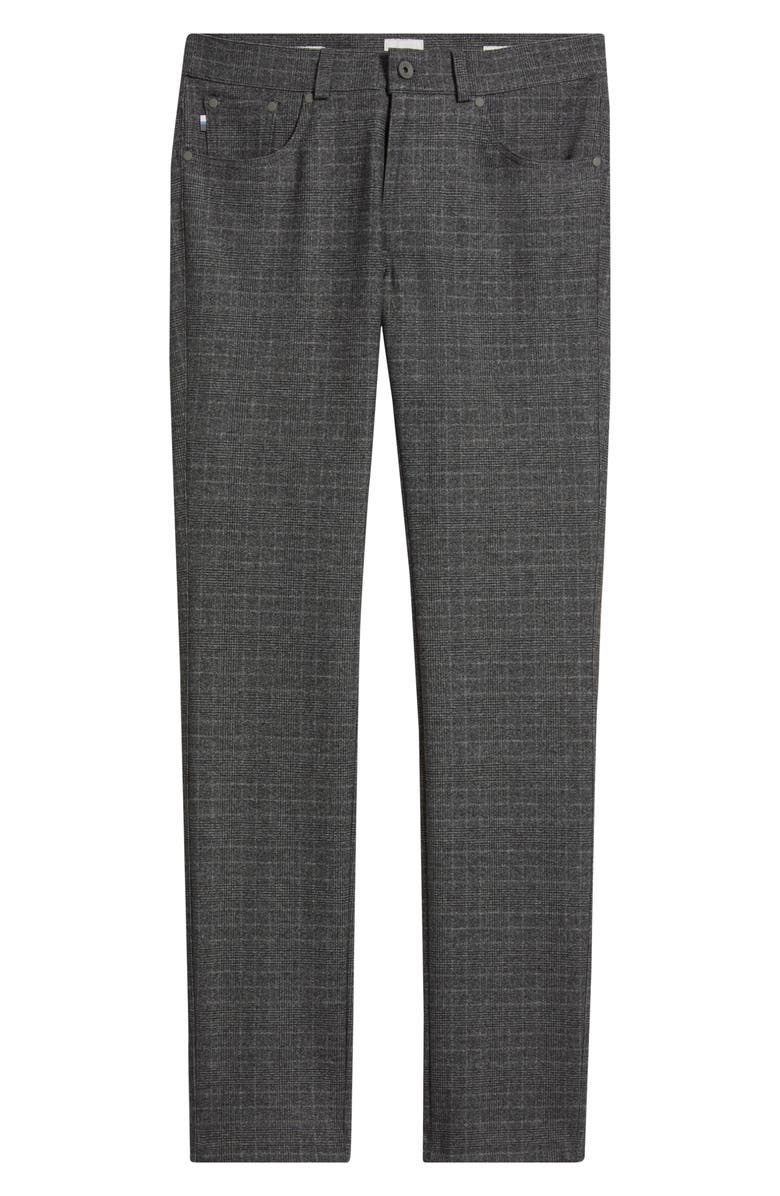 Brax Chuck Hi Flex Plaid Modern Fit Five-Pocket Pants, Alternate, color, Elefant