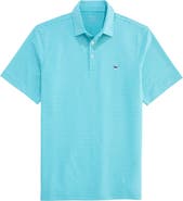 vineyard vines Stripe Sankaty Short Sleeve Performance Polo