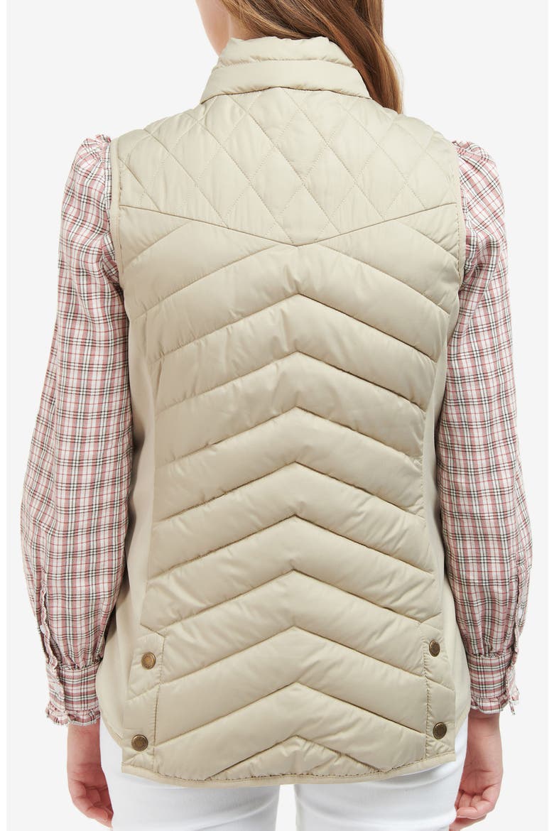 Stretch Cavalry Quilted Vest, Alternate, color, LIGHT SAND/ LIGHT SAND MARL