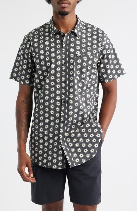 Fun Times Short Sleeve Button-Up Shirt