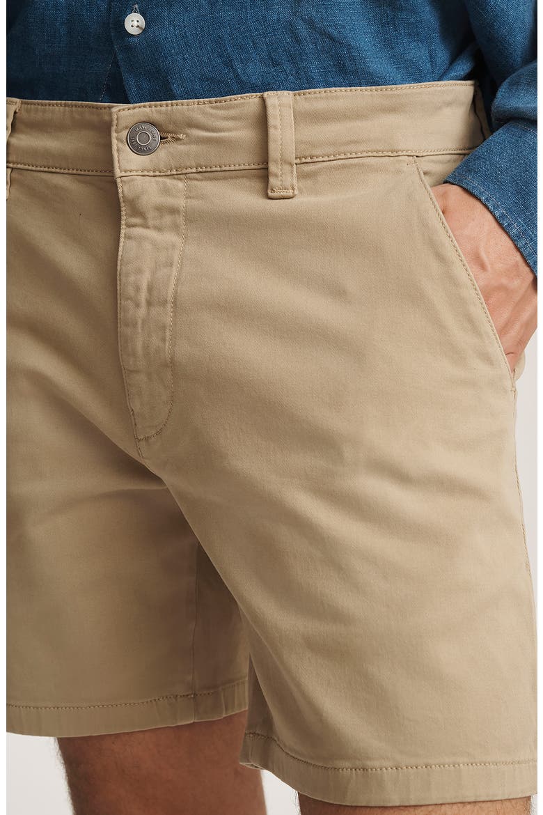 Nate Flat Front Stretch Twill Shorts, Alternate, color, KHAKI CASUAL TWILL