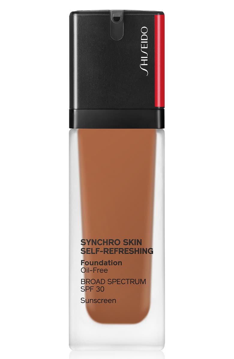 Shiseido Synchro Skin Self-Refreshing Liquid Foundation, Main, color, 450 Copper