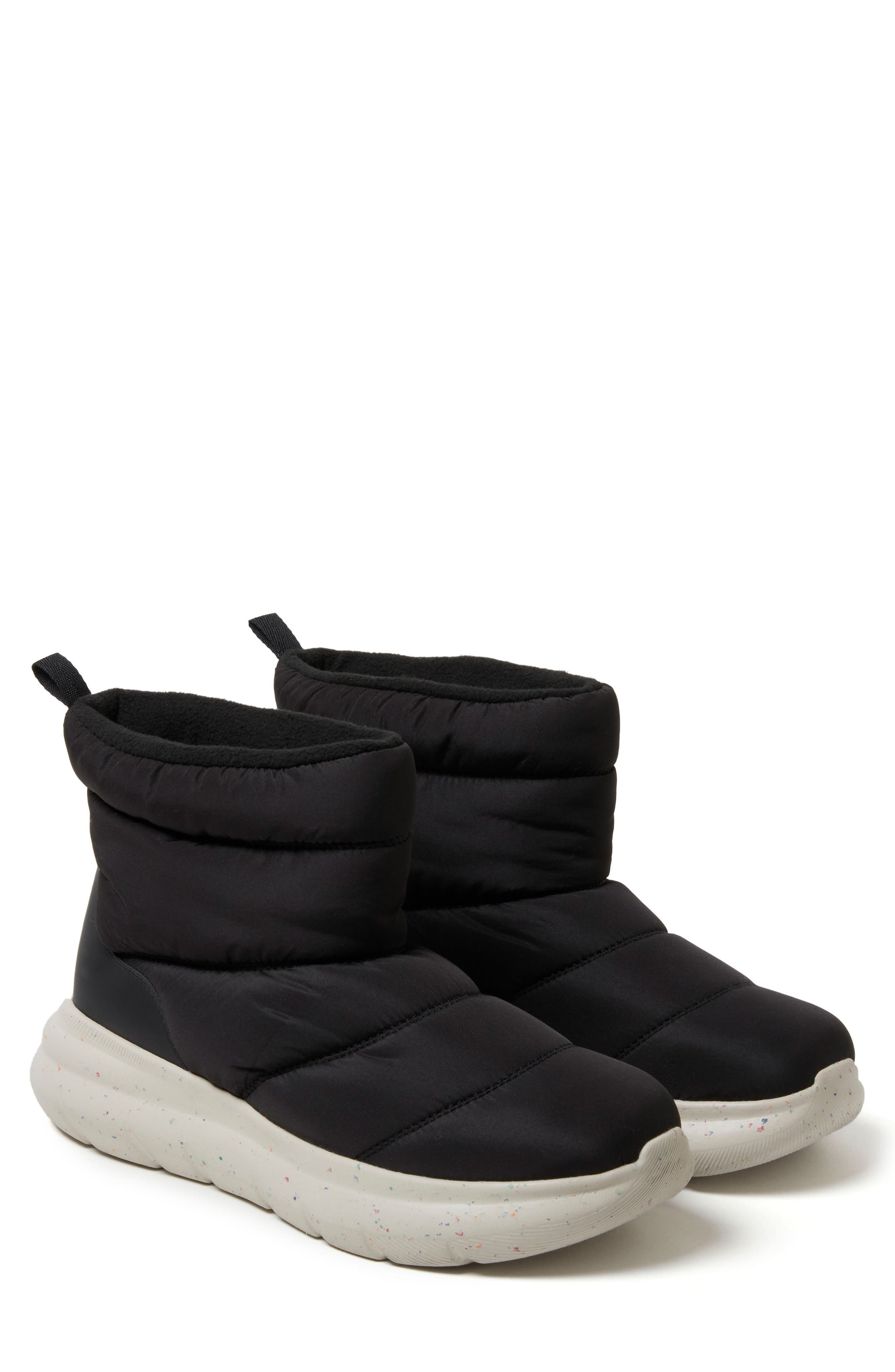 DEARFOAMS Texoma Nylon Puffer Boot, Alternate, color, Black