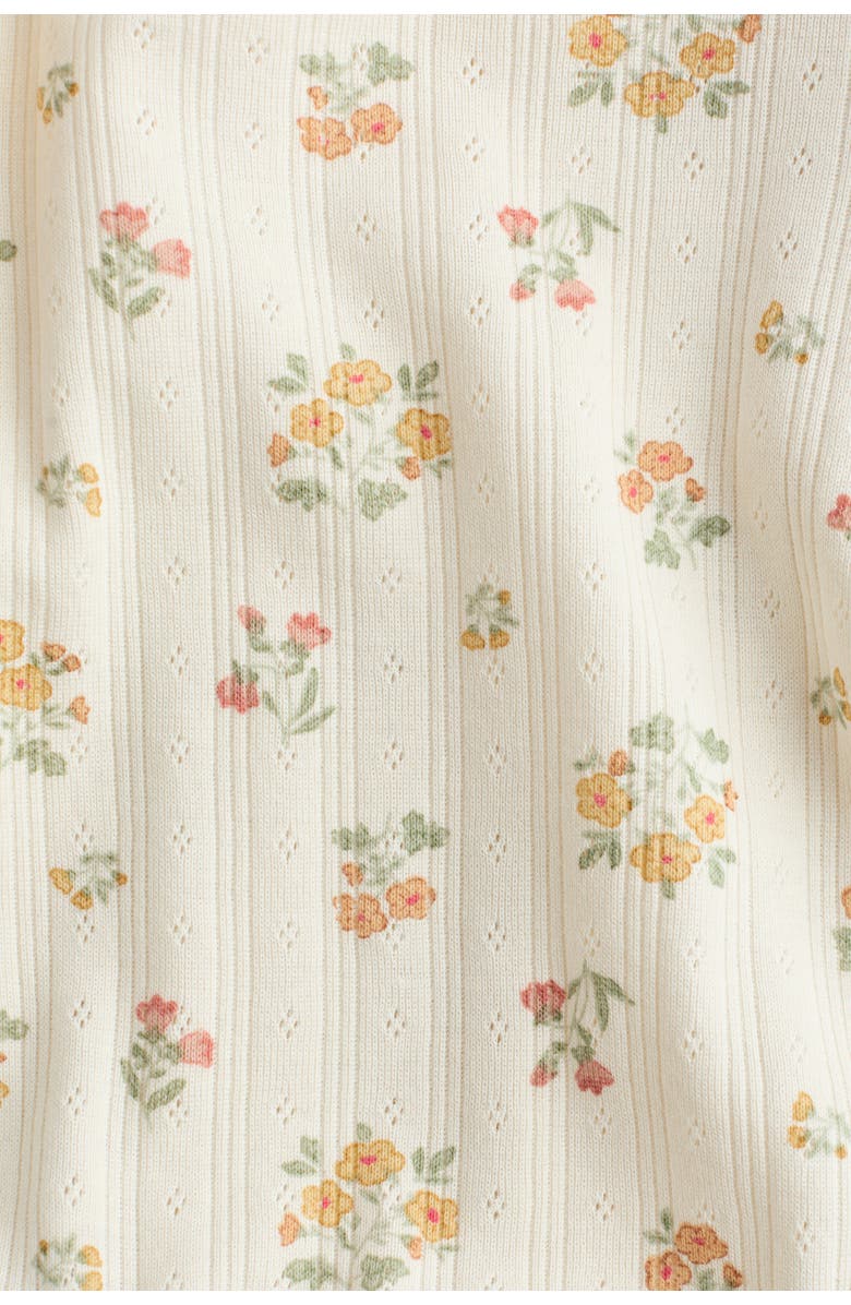 H&M 2-piece Printed Cotton Set, Alternate, color, Light Beige/Floral