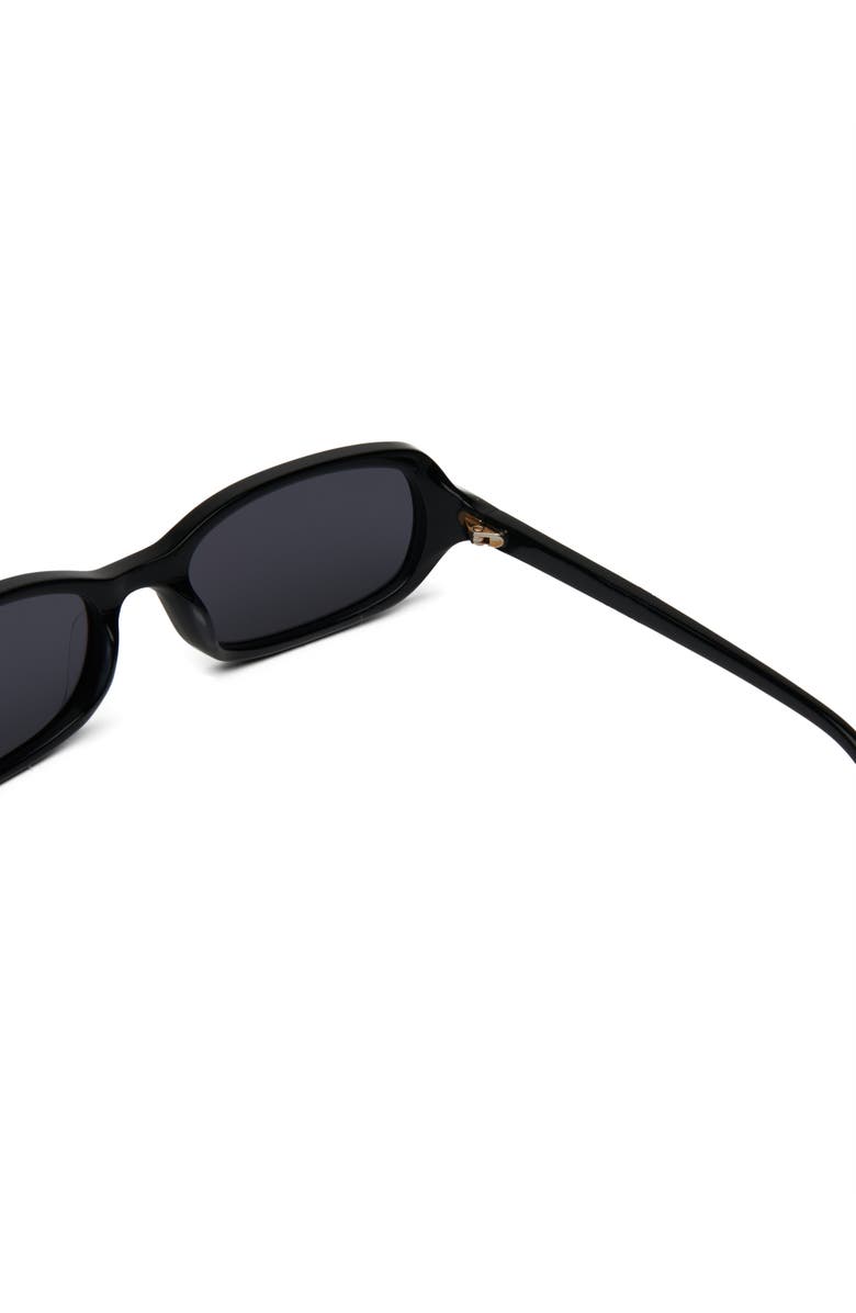 DEZI Cindy 54mm Oval Sunglasses, Alternate, color, Black / Blackout