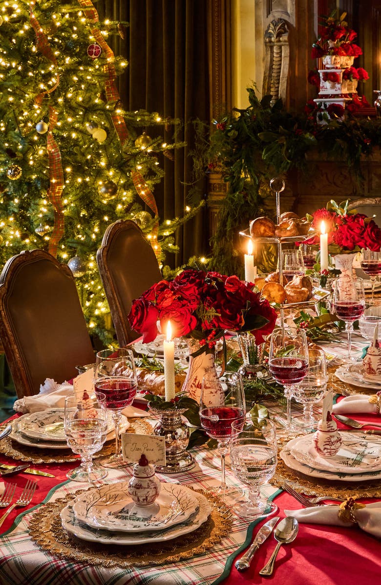 Juliska Country Estate Winter Frolic Dessert/Salad Plate, Alternate, color, Evergreen