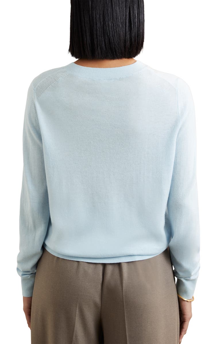 Reiss Hester Crewneck Wool Sweater, Alternate, color, Blue