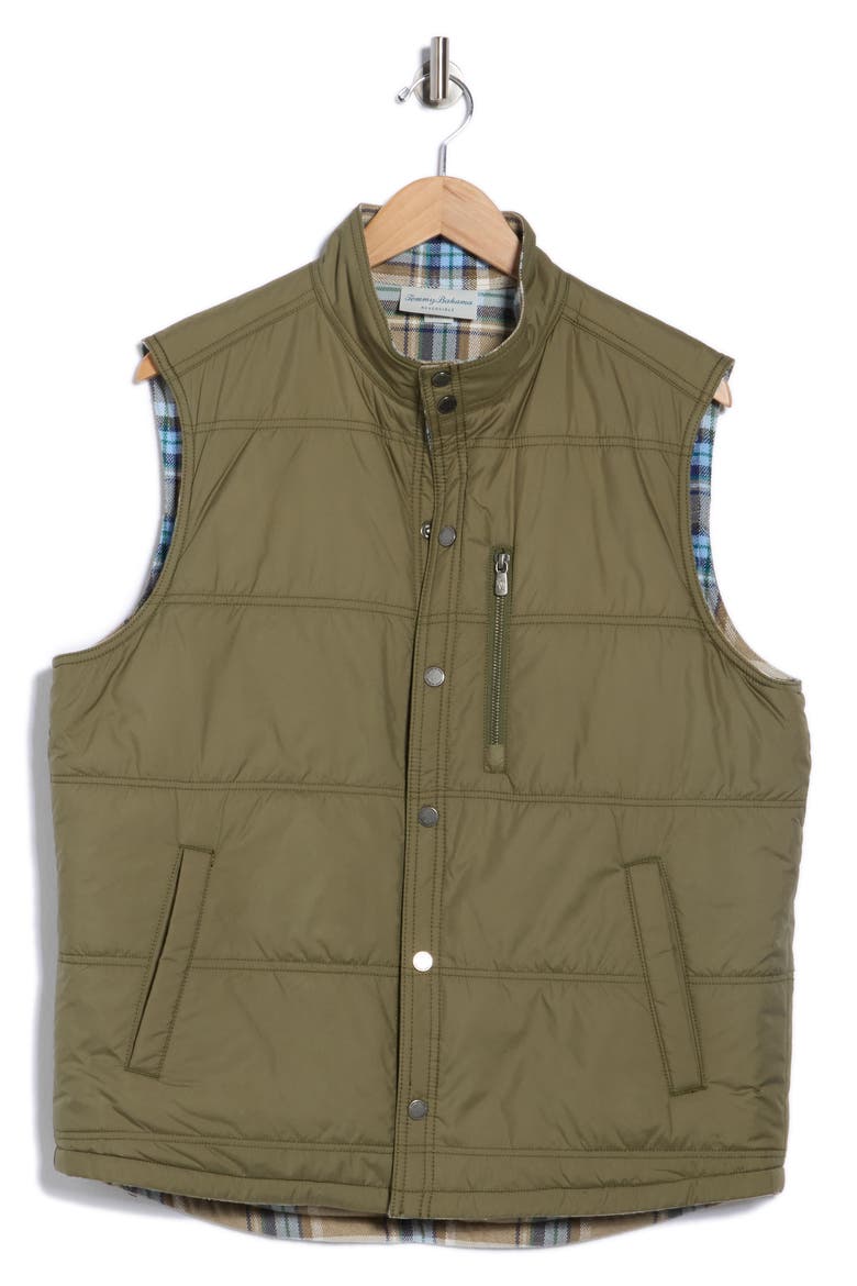 Oak Harbor Reversible Vest, Alternate, color, TEA LEAF