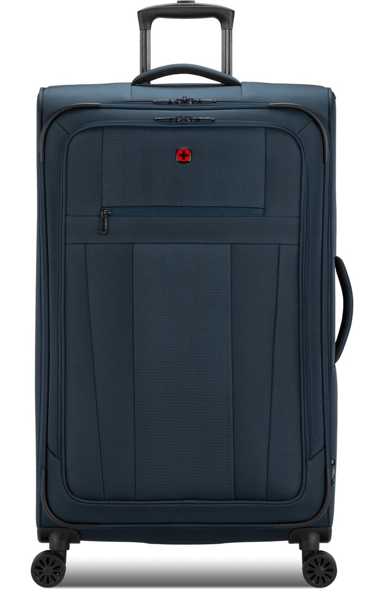 SWISSGEAR 28-Inch Softside Spinner Luggage, Main, color, Navy