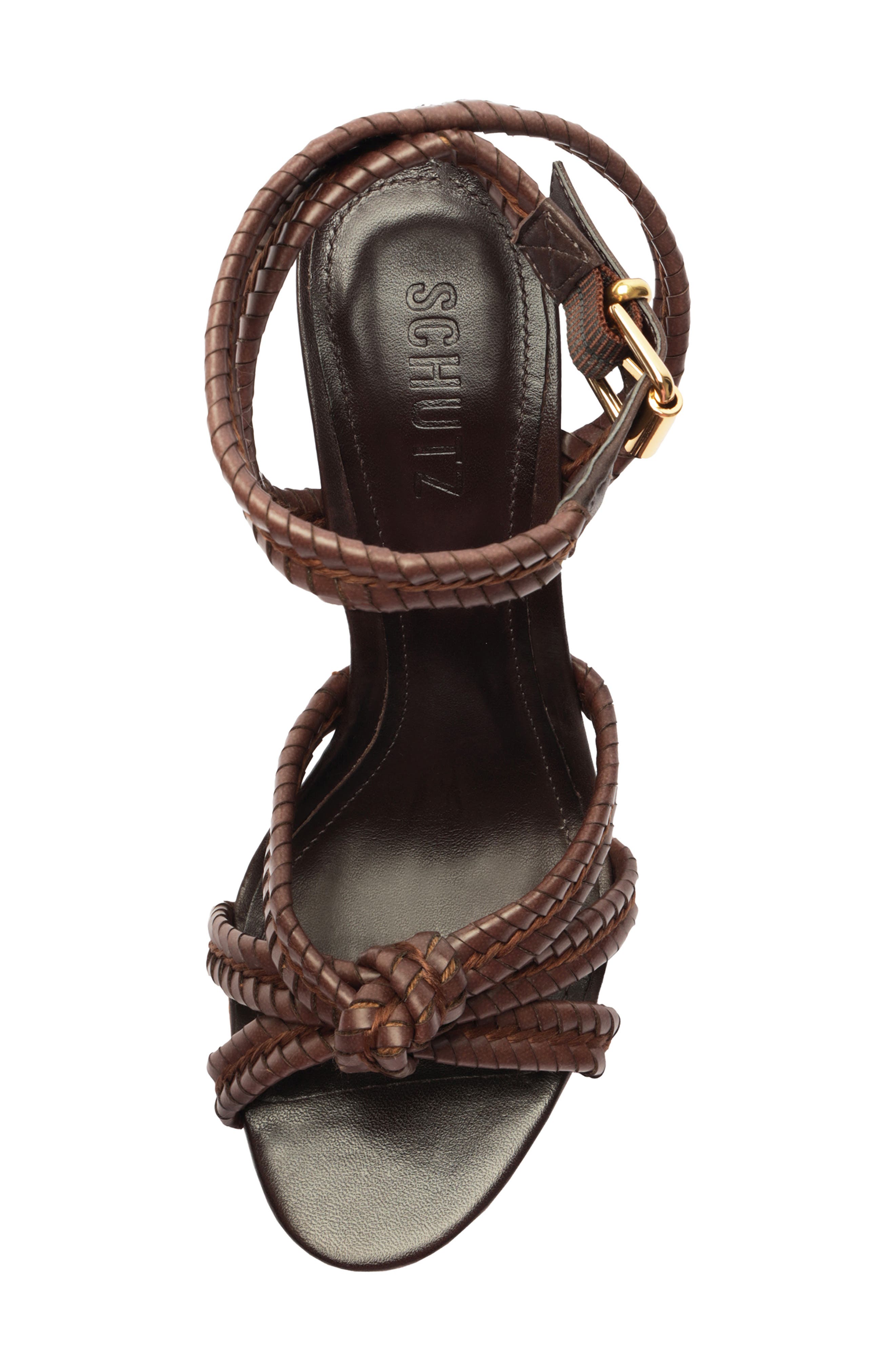 Schutz Kathleen Ankle Strap Sandal, Alternate, color, 