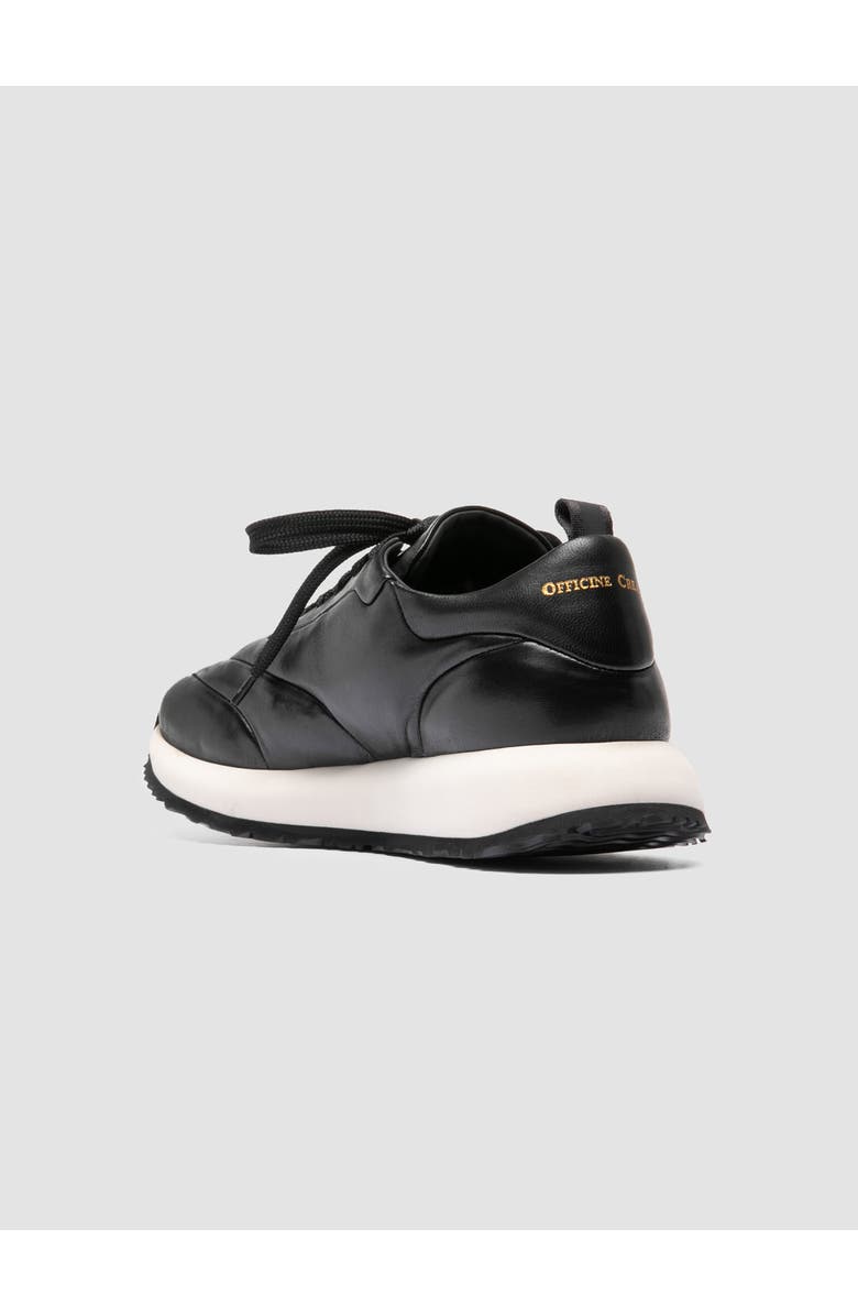 Officine Creative Solstice 101 Leather Running Sneakers, Alternate, color, Black