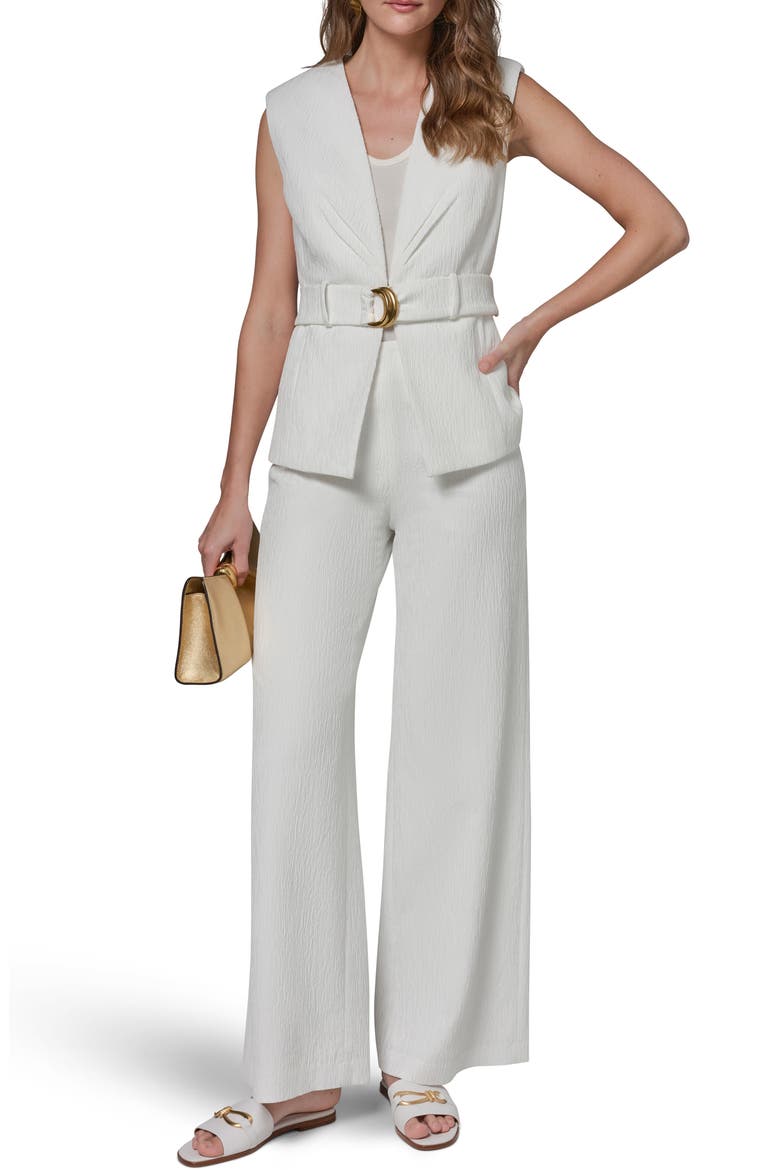 Belted Vest, Alternate, color, CREAM