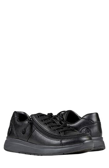 BILLY Footwear Gender Inclusive Work Comfort Low Zip Around Sneaker in Black at Nordstrom Rack, Size 8