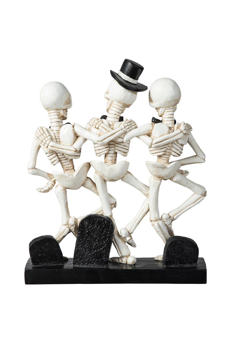 Halloween Polyresin Skeleton Table Decor, Alternate, color, White
