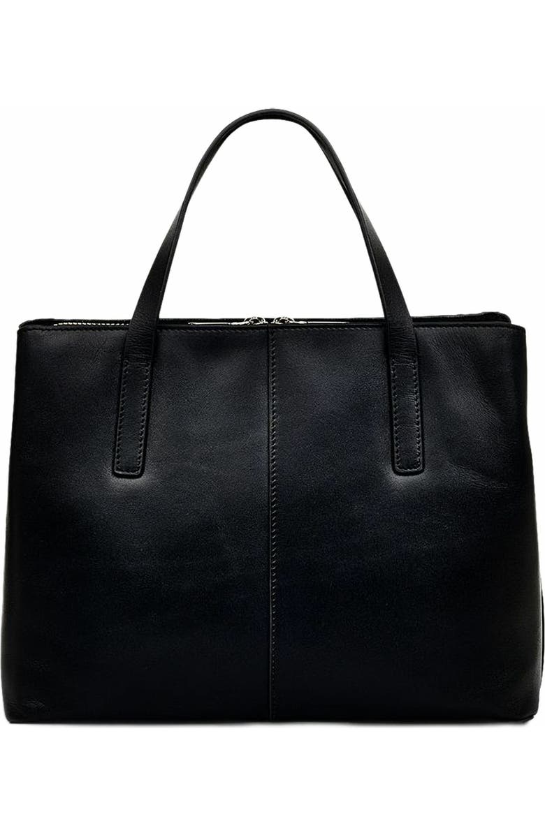 Radley Dukes Place - Weave Medium Ziptop Satchel Bag, Alternate, color, Black