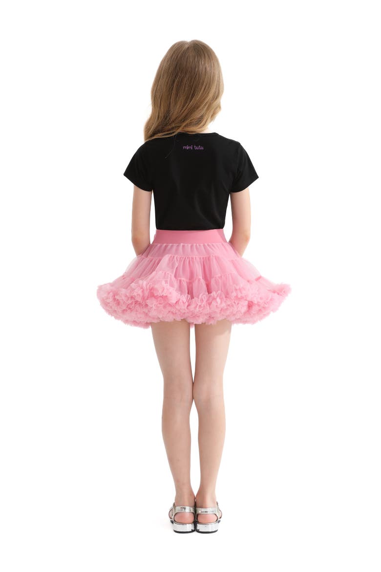 Bow Tulle Skirt, Alternate, color, Pink Pastel