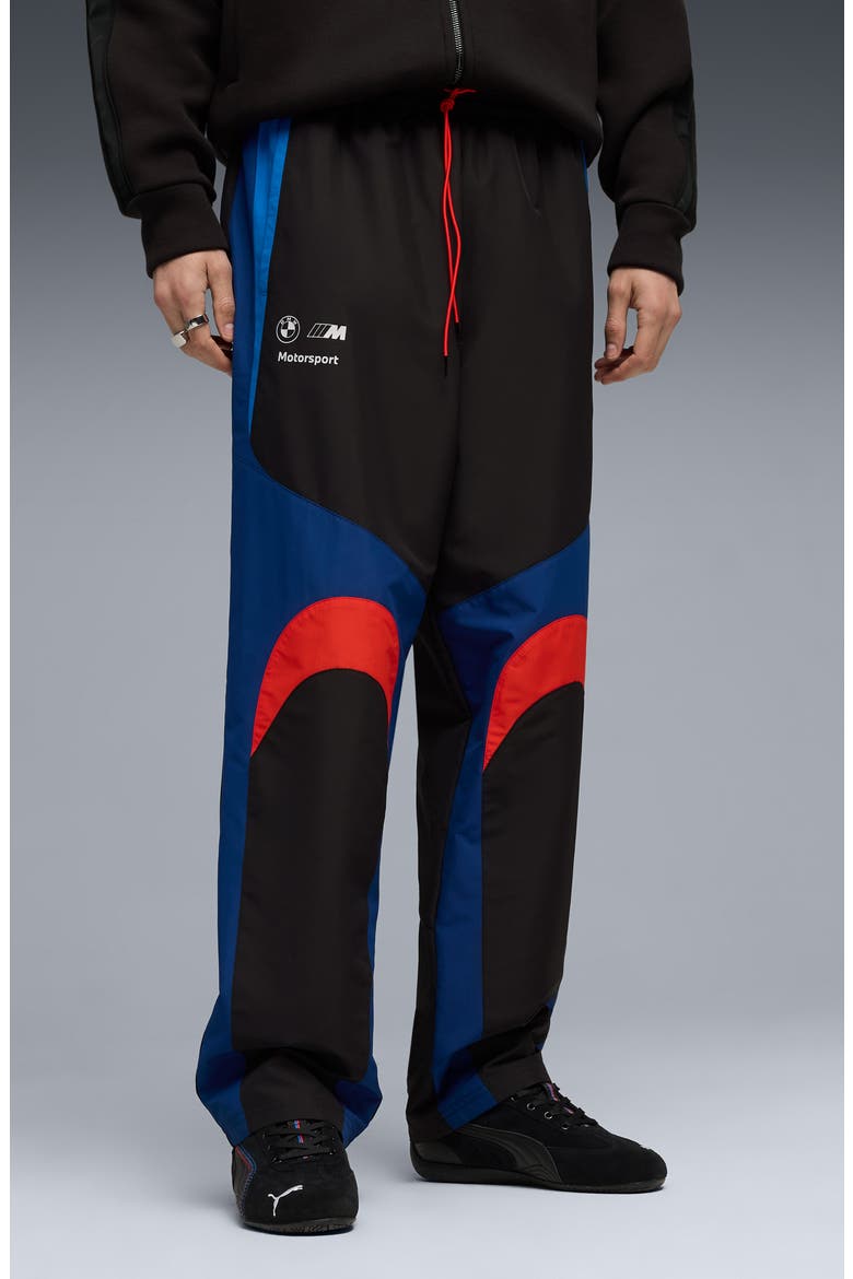 BMW Lifestyle Pants, Alternate, color, PUMA BLACK