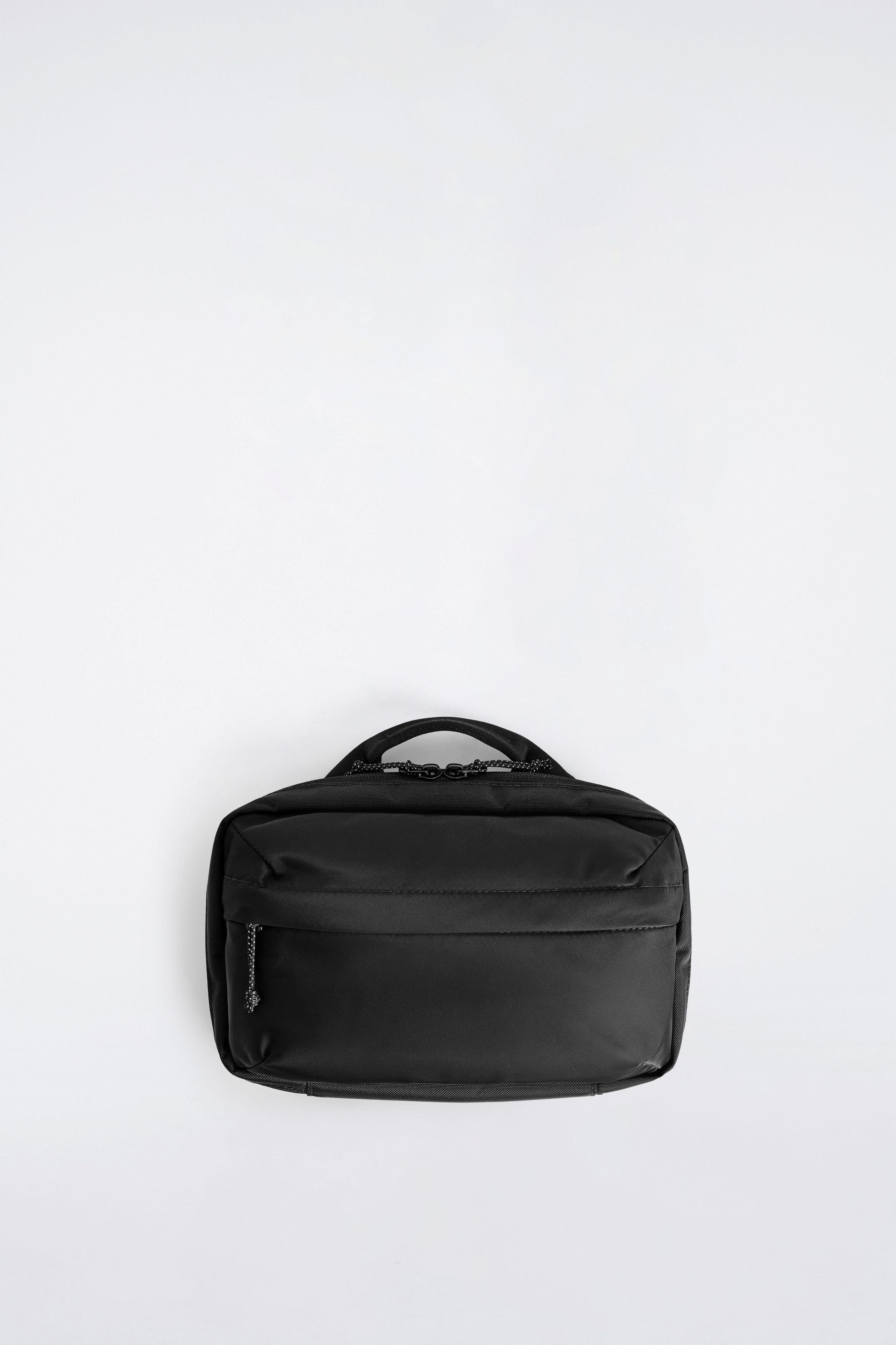 COS Travel Wash Bag, Main, color, Black