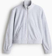 H&M Velour Zip-through Jacket