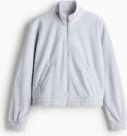 H&M Velour Zip-through Jacket