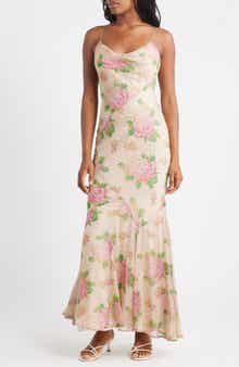 Topshop Chiffon Maxi Slipdress