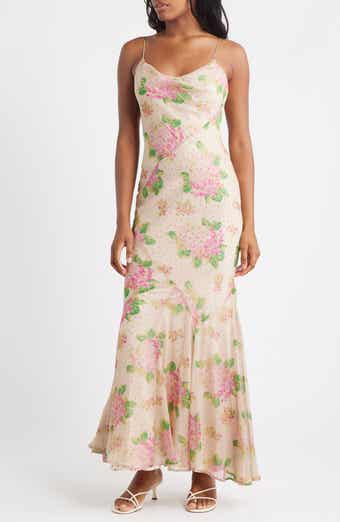 Topshop Chiffon Maxi Slipdress
