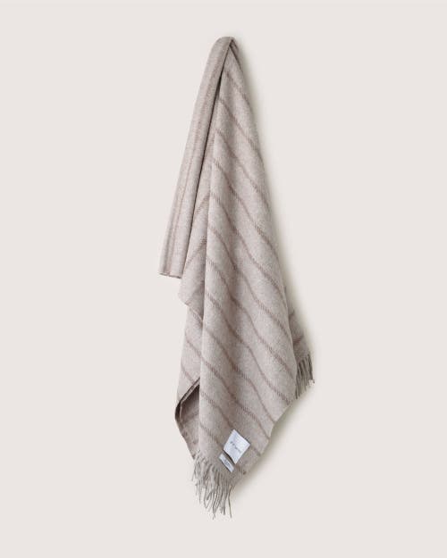 Graf & Lantz Graf Lantz Haus Alpaca Blanket In Gray