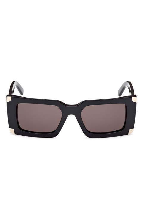 52mm Rectangular Sunglasses