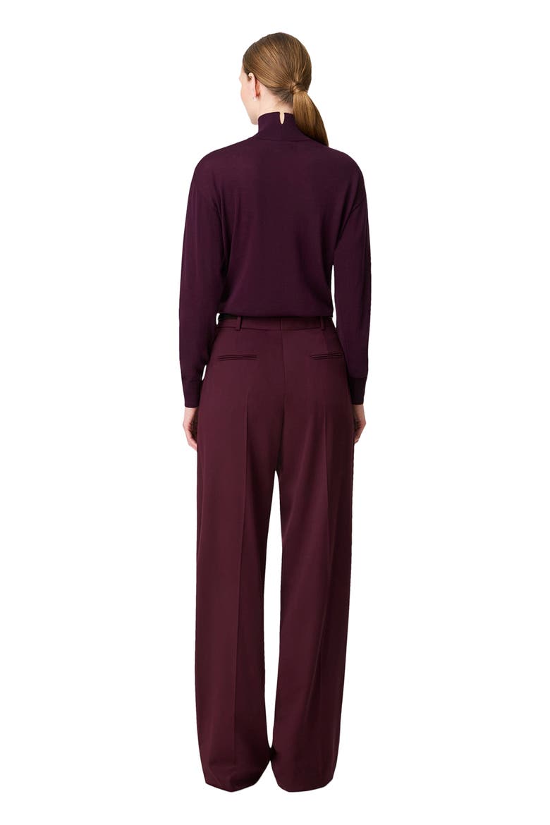 Featherweight Turtleneck, Alternate, color, PLUM