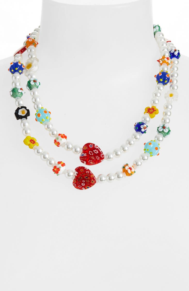 Lele Sadoughi Fiore Beaded Rope Necklace, Alternate, color, 