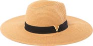 Vince Camuto Grossgrain Panama Hat