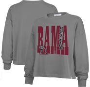 '47 Women's '47  Gray Alabama Crimson Tide Stacked Sydney Long Sleeve T-Shirt