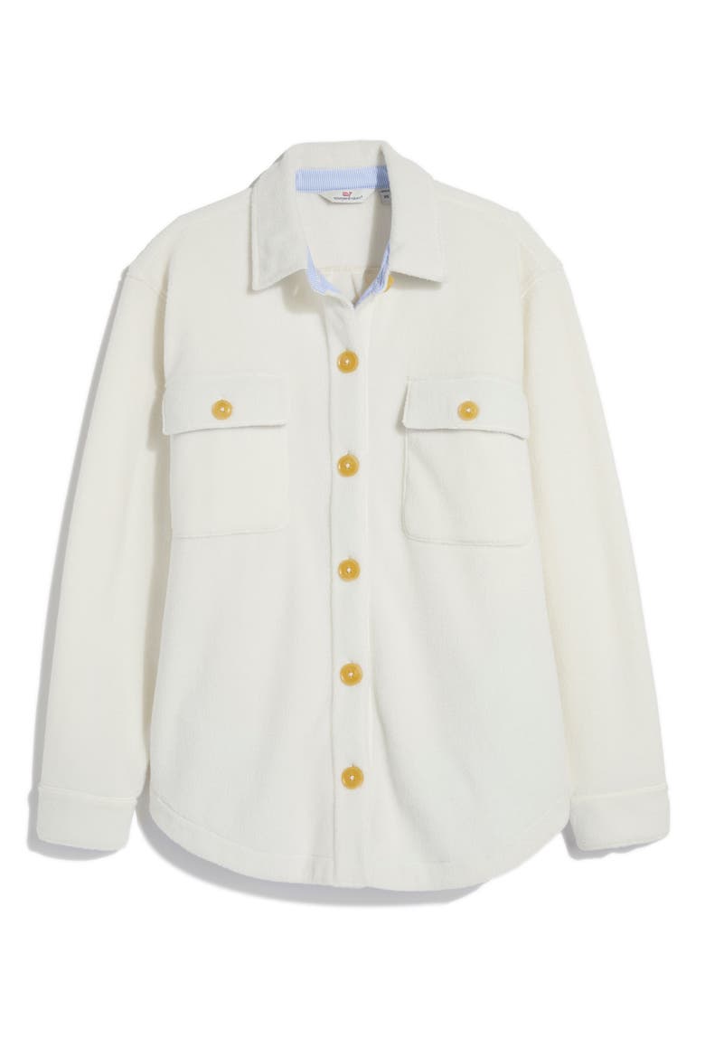 Harbor Fleece Shirt Jacket, Alternate, color, MARSHMALLOW
