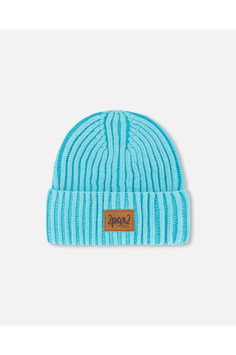 Unisex Solid Knit Hat Turquoise, Main, color, Turquoise