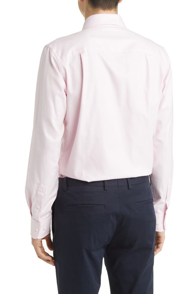 Trim Fit Royal Oxford Dress Shirt, Alternate, color, PINK